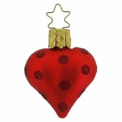 Best Pirce 🔥 Traditions Red Hot Dotted Heart Ornament 👏