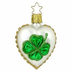 Flash Sale 😀 Traditions Irish Luck Heart Ornament 🎁