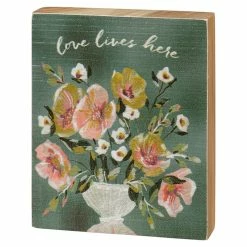 Best deal 🔔 Traditions Love Lives Here Block Sign ✨