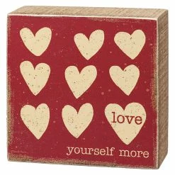 Buy 😀 Traditions Love Yourself More Box Sign ⭐
