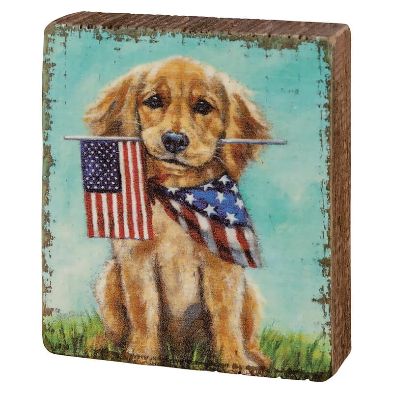 Hot Sale โ๏ธ Traditions Puppy Flags Block Sign ๐คฉ 3 Hot Sale โ๏ธ Traditions Puppy Flags Block Sign ๐คฉ