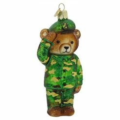 Buy 😀 Traditions Army Bear Ornament 🛒