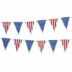 Wholesale 🔔 Traditions Patriotic Pennant Garland ⭐
