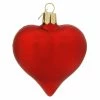 New 👏 Traditions Large Matte Red Heart Ornament 🥰 -Ornament shop 30014 3