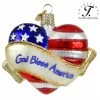 Best Sale ✨ Traditions God Bless America Heart Ornament 😍 -Ornament shop 30037