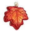 Buy 🎉 Traditions Red Maple Leaf Ornament 🎁 -Ornament shop 48045