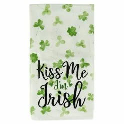 Best Sale 👍 Traditions Kiss Me I'm Irish Kitchen Towel ⌛