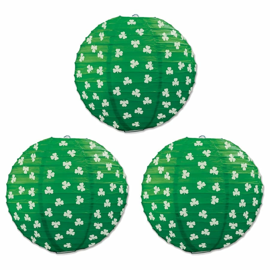 New π Traditions Shamrock Paper Lanterns Set/3 π 3 New π Traditions Shamrock Paper Lanterns Set/3 π