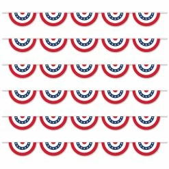 Deals 😀 Traditions Patriotic Bunting Banner Set/6 👏