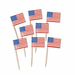 Outlet 🛒 Traditions U.S. Flag Picks Set/8 🛒