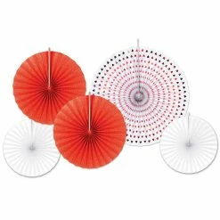 Coupon 🛒 Traditions Red & White Valentine's Day Decorative Fans Set/5 🤩