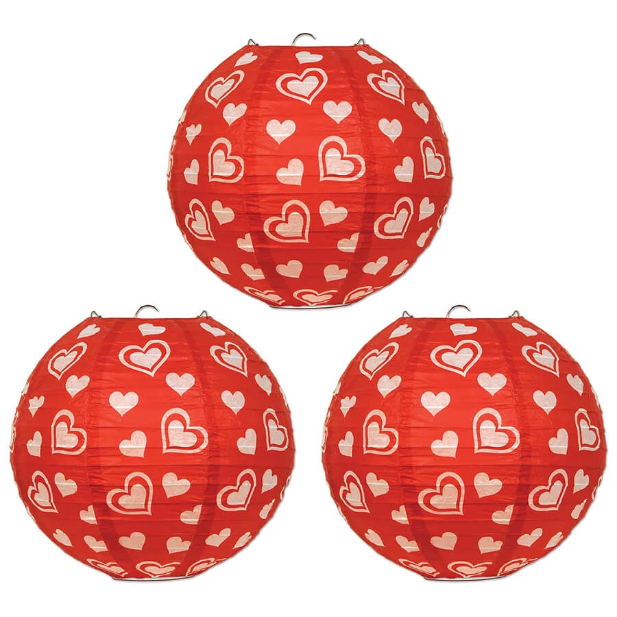 Cheapest ๐ฅ Traditions Heart Paper Lanterns Set/3 ๐ 3 Cheapest ๐ฅ Traditions Heart Paper Lanterns Set/3 ๐
