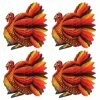 Best Pirce ⭐ Traditions Tissue Turkey Centerpieces Set/4 ⌛ -Ornament shop BC90815b