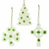Best reviews of 🧨 Traditions Porcelain Irish Tree, Cross & Shamrock Ornaments Set/3 ⌛ -Ornament shop C2621