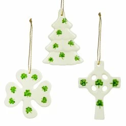 Best reviews of 🧨 Traditions Porcelain Irish Tree, Cross & Shamrock Ornaments Set/3 ⌛