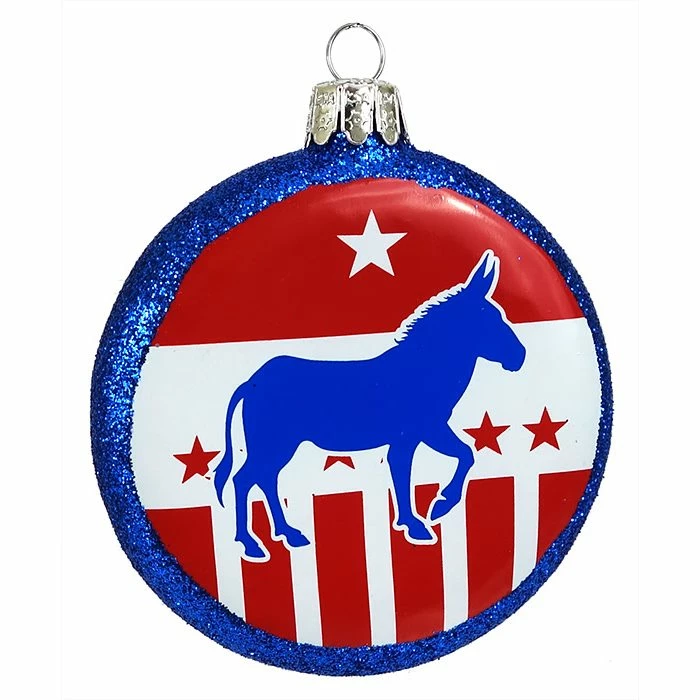 Best Sale ๐ฅ Traditions Election Democratic Donkey On Disc Ornament ๐ 3 Best Sale ๐ฅ Traditions Election Democratic Donkey On Disc Ornament ๐