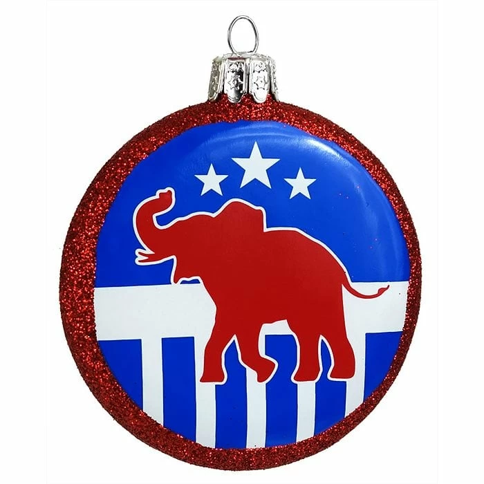 Best Sale ๐ฅ Traditions Election Republican Elephant On Disc Ornament ๐ 3 Best Sale ๐ฅ Traditions Election Republican Elephant On Disc Ornament ๐