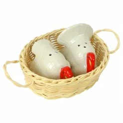 Deals 🌟 Traditions Turkey Salt N' Pepper Shakers In Basket Set/3 🌟
