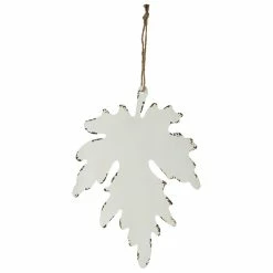 Best Pirce 😀 Traditions White Metal Maple Leaf Ornament Hanger 🎉