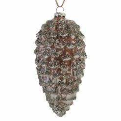 New ✨ Traditions Glittered Glass Pine Cone Ornament 👍