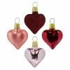 Promo 🤩 Traditions Assorted Heart Ornaments Set/4 🔔 -Ornament shop CW025