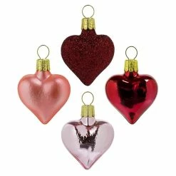 Promo 🤩 Traditions Assorted Heart Ornaments Set/4 🔔
