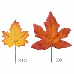 Coupon 🔔 Traditions Fall Leaves - Two Styles Set/18 💯