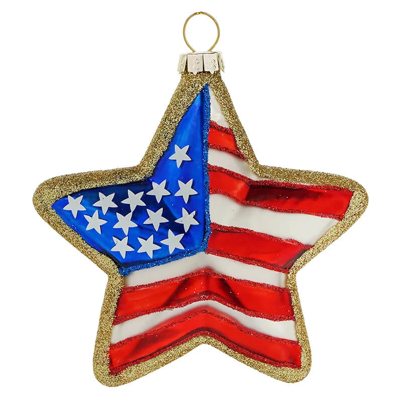 Wholesale π Traditions Gold USA Star Ornament π 3 Wholesale π Traditions Gold USA Star Ornament π