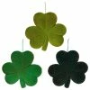 Cheapest 👏 Traditions Flocked Shamrocks Set/3 ⌛ -Ornament shop GVWH0112