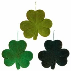Cheapest 👏 Traditions Flocked Shamrocks Set/3 ⌛