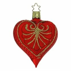 Buy 🎁 Traditions Stylish Red Heart Ornament 🌟