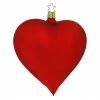 Cheapest 🌟 Traditions Matte Red Heart Ornament 🎁 -Ornament shop IN120242m