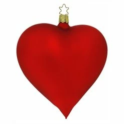 Cheapest 🌟 Traditions Matte Red Heart Ornament 🎁