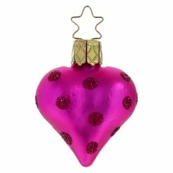 Flash Sale 🌟 Traditions Pink Heart With Dots Ornament 🛒