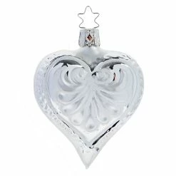Cheap 💯 Traditions Silver Love Forever Heart Ornament 🤩