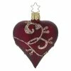 Hot Sale 😀 Traditions Dark Red Heart Ornament 🔔 2 Hot Sale 😀 Traditions Dark Red Heart Ornament 🔔 -Ornament shop IN213140