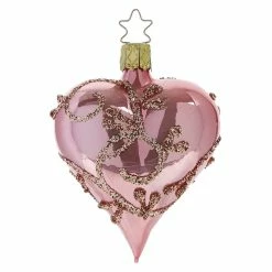Best Pirce 🧨 Traditions Pearl 🍬 Candy Pink Heart Ornament 🛒