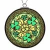 Buy 🧨 Traditions St. Patrick's Stained Glass Shamrock Ornament 🧨