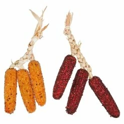 Cheapest 🌟 Traditions Yellow & Burgundy Beaded Corn Bundles Set/2 👍