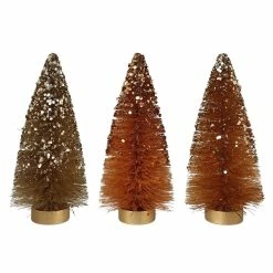 Best reviews of 🧨 Traditions Fall Sparkle Bottle Brush Mini Trees Set/3 🎉