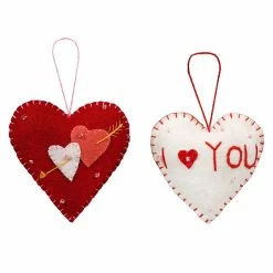 Cheap 👏 Traditions Love Heart Ornaments Set/2 👏