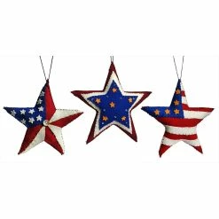 Best deal ❤️ Traditions Patriotic Star Ornaments Set/3 ⌛