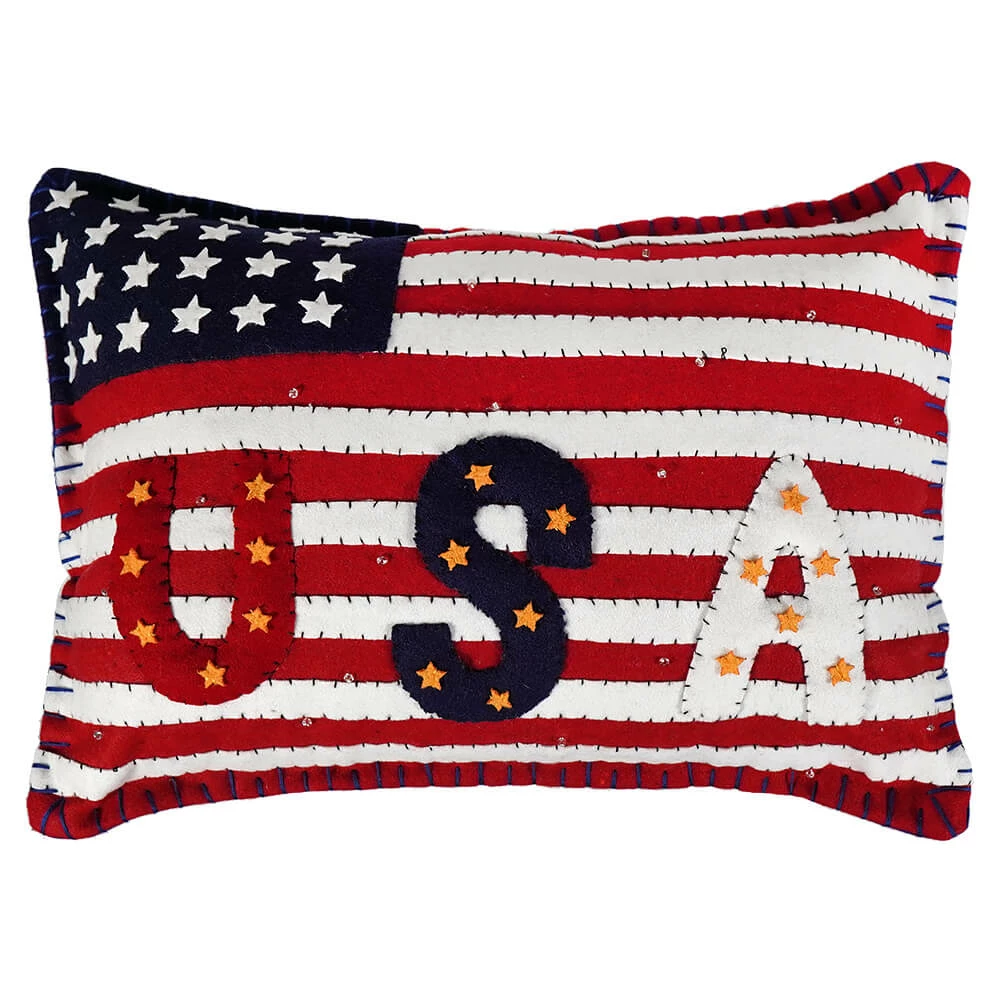 New π Traditions USA Flag Pillow π 3 New π Traditions USA Flag Pillow π
