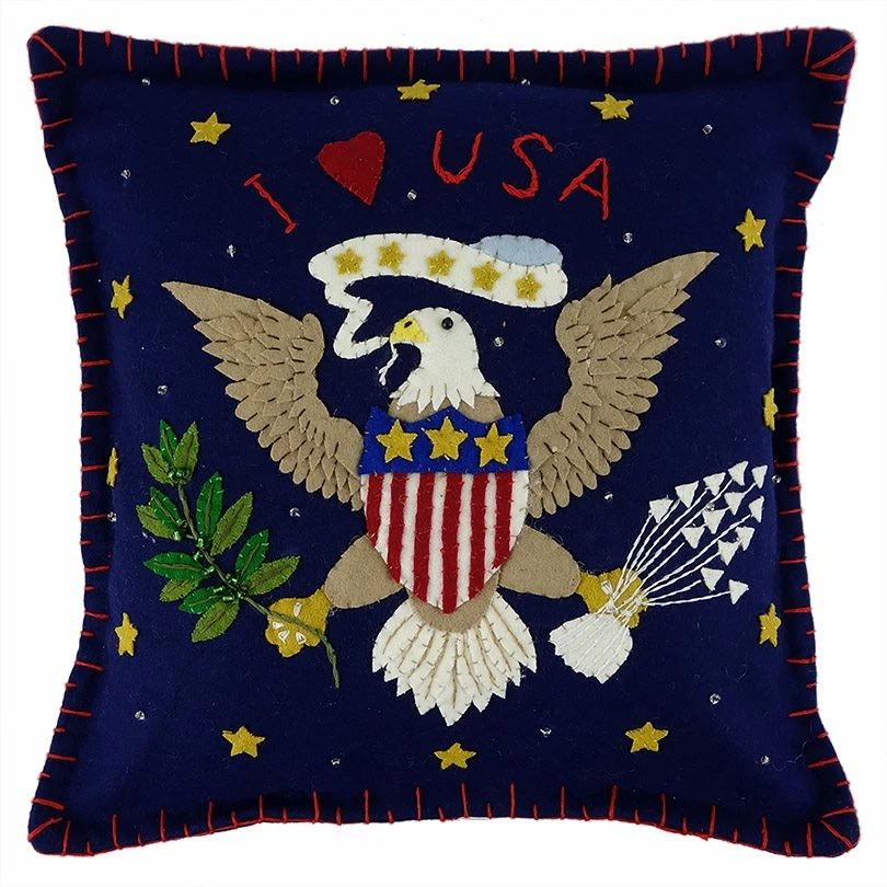 Budget π Traditions I Love The USA Eagle Pillow π 3 Budget π Traditions I Love The USA Eagle Pillow π