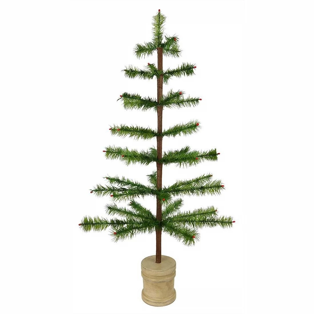 Buy ๐ Traditions Green Feather Tree In Spindle Base ๐ 2 Buy ๐ Traditions Green Feather Tree In Spindle Base ๐