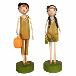 Cheap β¨ Traditions Harvest Native American Figures Set/2 β