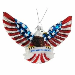 Deals 🤩 Traditions God Bless America Patriotic Eagle Ornament 🛒