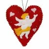 Promo 😉 Traditions Red Heart Angel Pillow Ornament ✔️ -Ornament shop NW215009