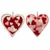 Top 10 😍 Traditions Mini Hearts On Heart Ornaments Set/2 🌟 -Ornament shop NW910008