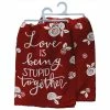 Cheap ✨ Traditions Love Is Being Stupid Together Dish Towel 🎉 -Ornament shop PK101715